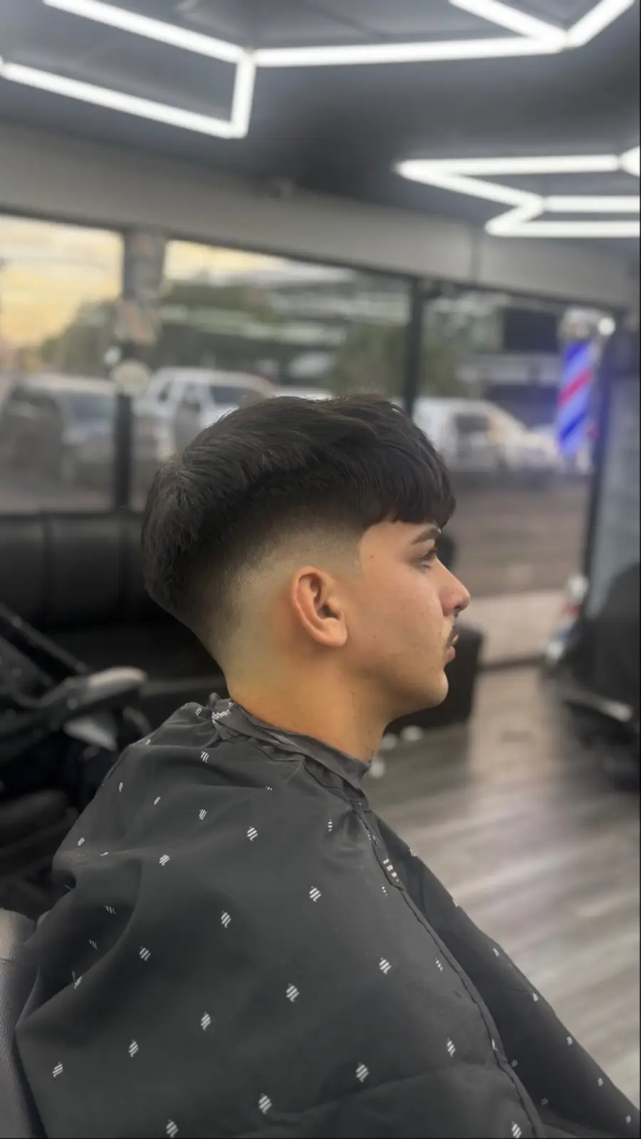 Drop fade side profile
